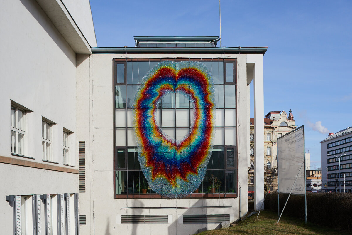 Hynek Skoták and Tereza - Holá Oil on House